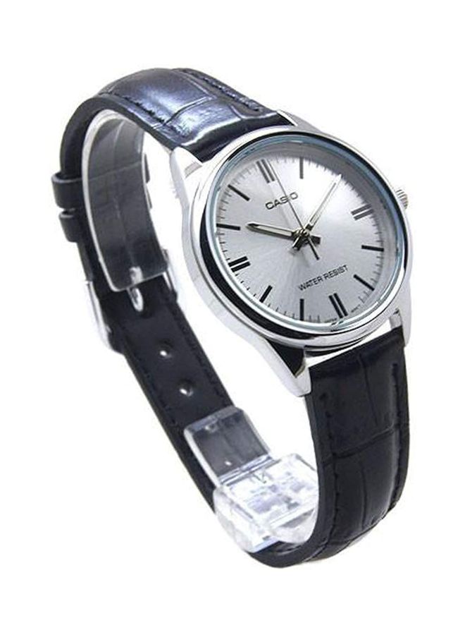 CASIO Women's Leather Analog Wrist Watch LTP-V005L-7AUDF  - Image 4
