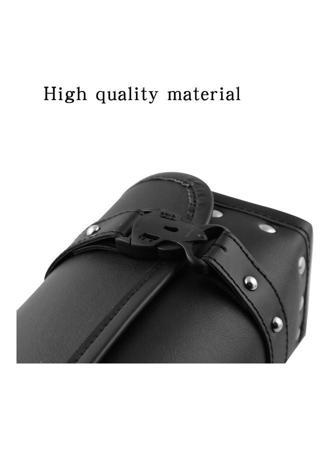 Generic Motorcycle Tool Storage Leather Side Saddle Bag - Image 2