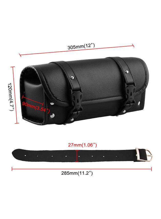 Generic Motorcycle Tool Storage Leather Side Saddle Bag - Image 5