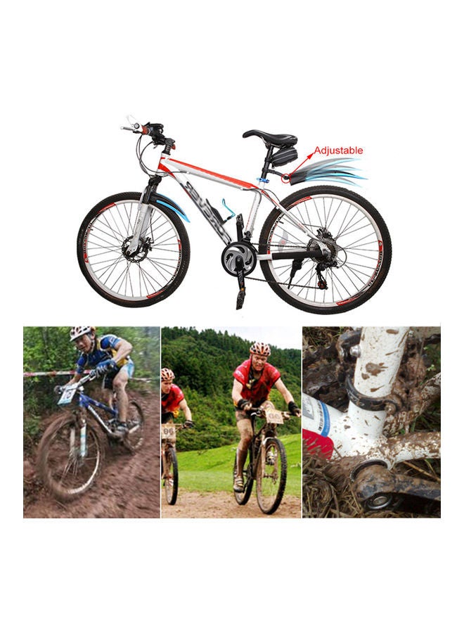 Generic 2-Piece Mountain Bike Tire Front And Rear Mud Guard Set  - Image 2