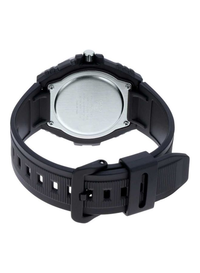 CASIO Men's Analog Men ,Black Dial ,Resin Band Watch - Image 2