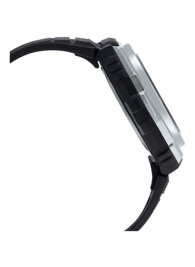 CASIO Men's Analog Men ,Black Dial ,Resin Band Watch - Image 4