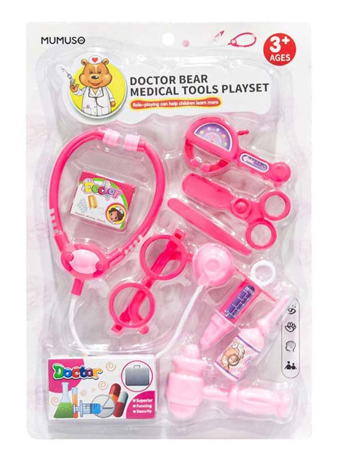 ماموسو مجموعة لعب أدوات الطبيب الدب - Image 1