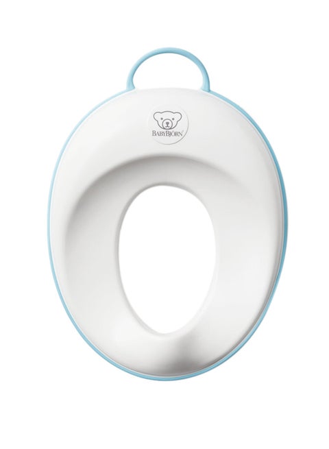 Toilet Trainer, 1 Count - White And Turquoise