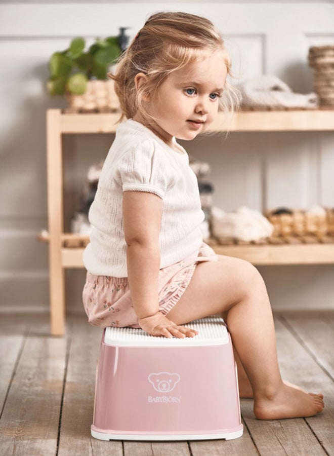 BABYBJORN Baby Step Stool - Powder Pink/White  - Image 2