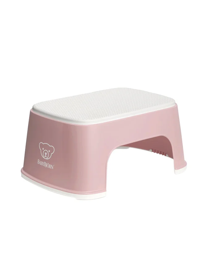 BABYBJORN Baby Step Stool - Powder Pink/White