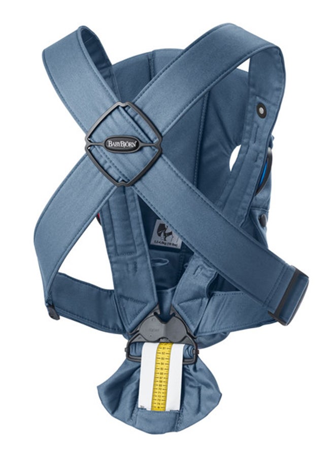 BABYBJORN - Baby Carrier Mini, Cotton - Vintage Indigo - Image 1