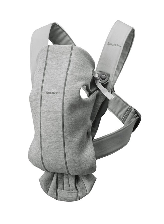 BABYBJORN - Baby Carrier Mini 3D Jersey - Light Grey - Image 1