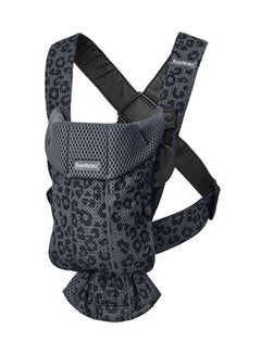 BABYBJORN Baby Carrier Mini 3D Mesh - Anthracite/Leopard  - Image 3