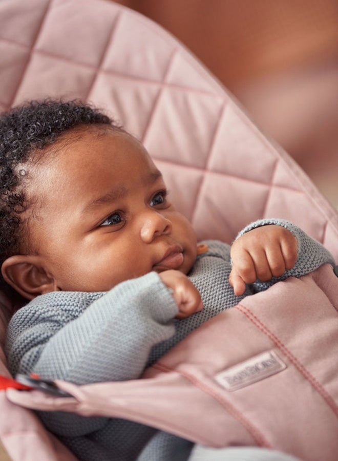 BABYBJORN - Bouncer Bliss Cotton - Old Rose - Image 1