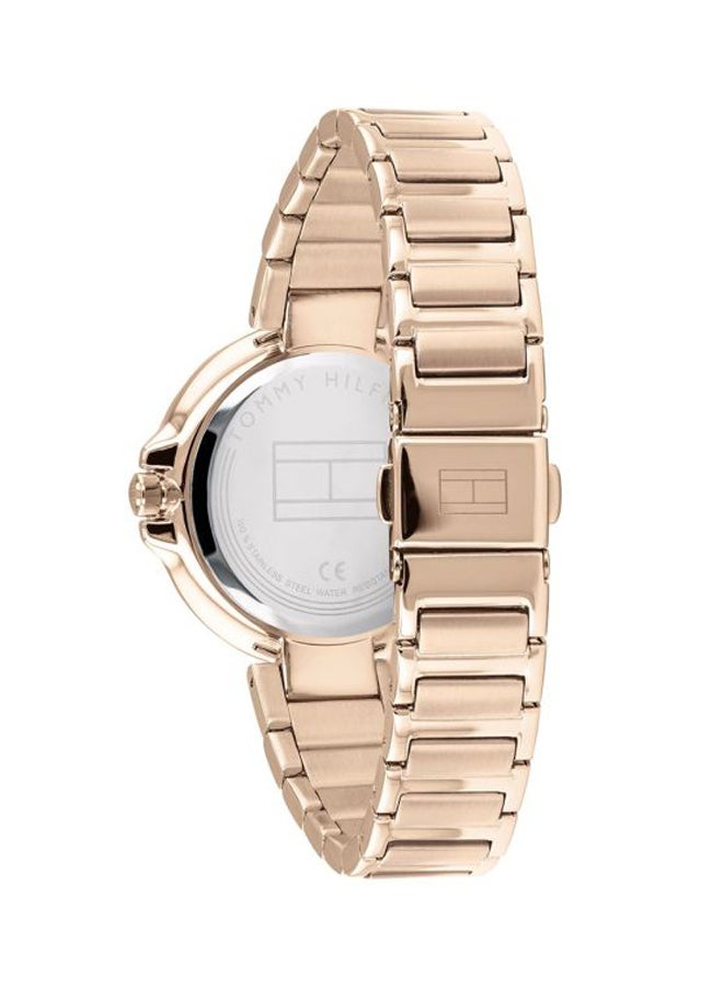 TOMMY HILFIGER - Women's Angela Round Shape Stainless Steel Analog Wrist Watch 36 mm - Gold - 1782124 - Image 1