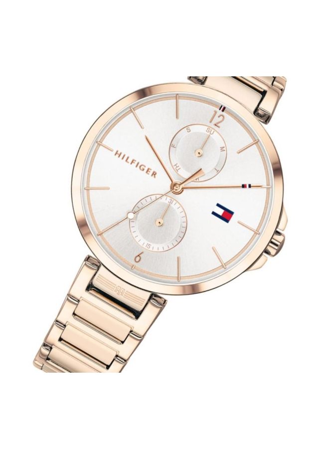 TOMMY HILFIGER - Women's Angela Round Shape Stainless Steel Analog Wrist Watch 36 mm - Gold - 1782124 - Image 1