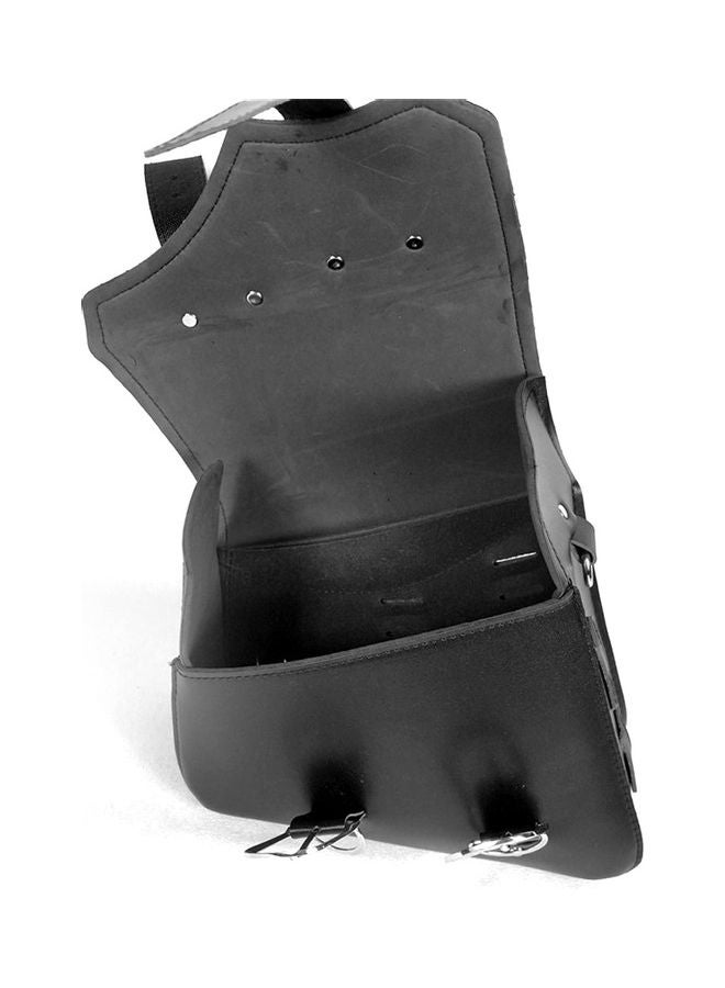 Generic Motorcycle Tool Storage Leather Side Saddle Bag  - Image 3