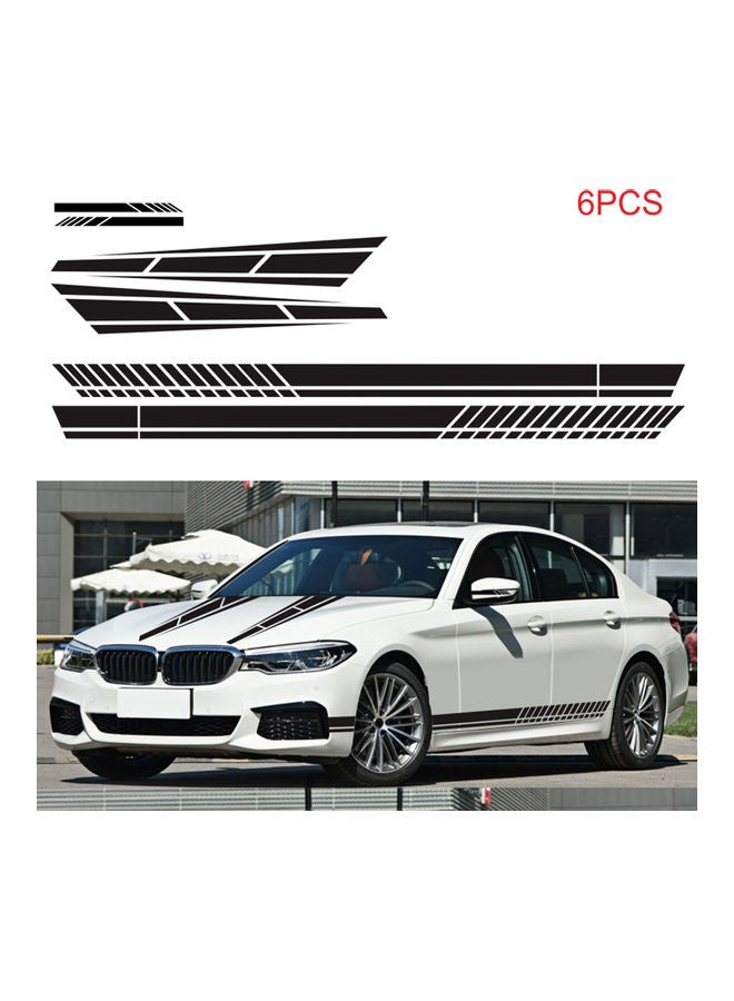 6-Piece Strip Style Car Sticker - Image 3