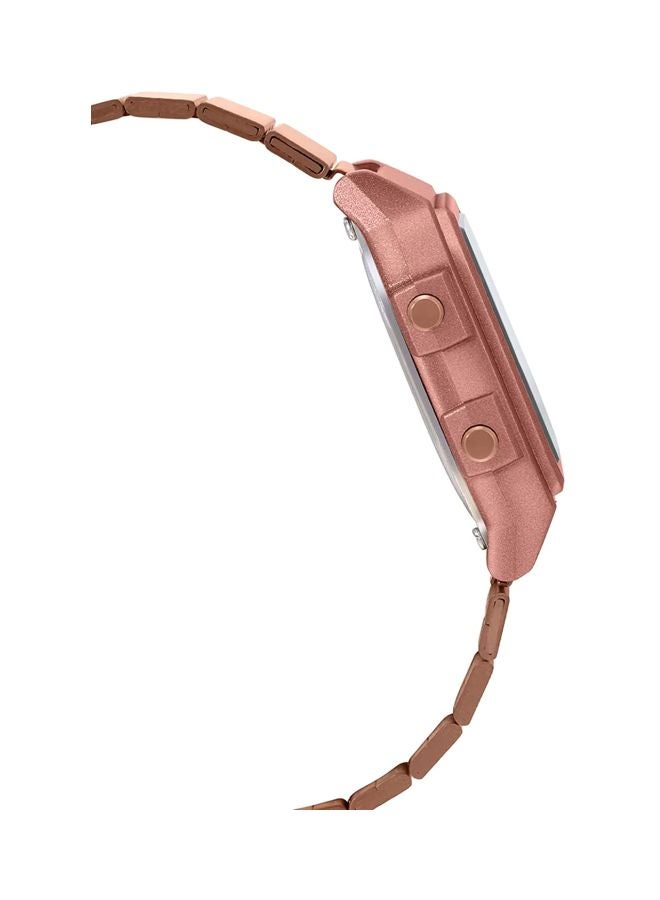 كاسيو ساعة يد رقمية مقاومة للماء طراز B650WC-5AEF - مقاس 41 مم - لون ذهبي وردي للرجال - Image 4