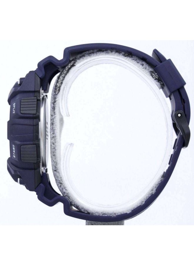 كاسيو ساعة يوث رقمية ومقاومة للماء طراز W-735H-2AVDF - 51 مم - أزرق للرجال - Image 5