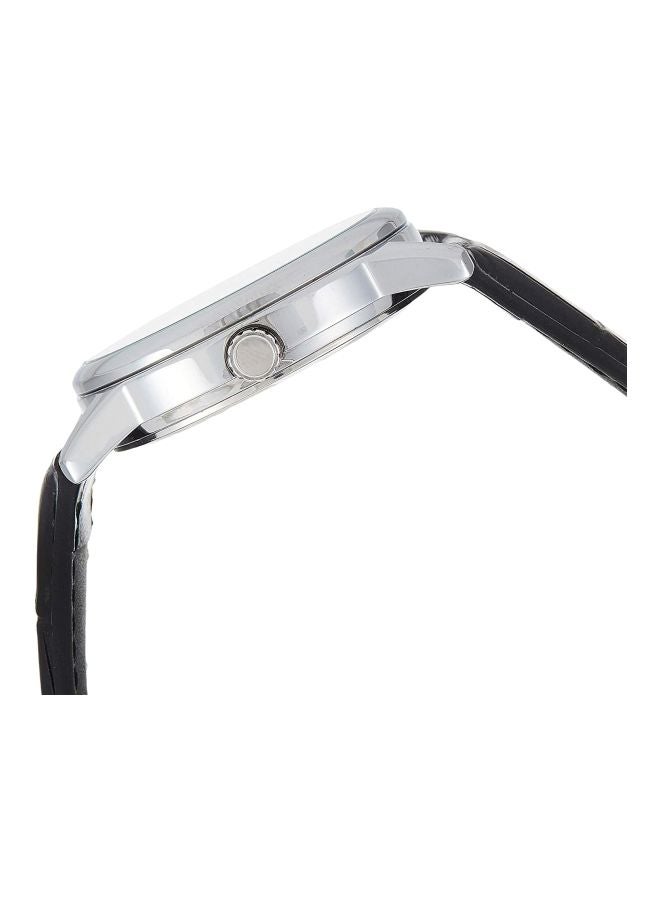 كاسيو ساعة يد بعقارب ومقاومة للماء طراز MTP-V002L-1BUDF - 39 مم - أسود للرجال - Image 3