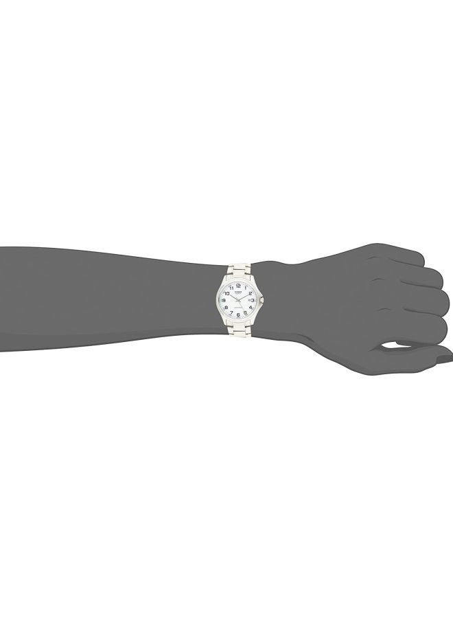 CASIO Men's Stainless Steel Analog Wrist Watch MTP-1183A-7BDF - 34 mm - Silver - Image 4