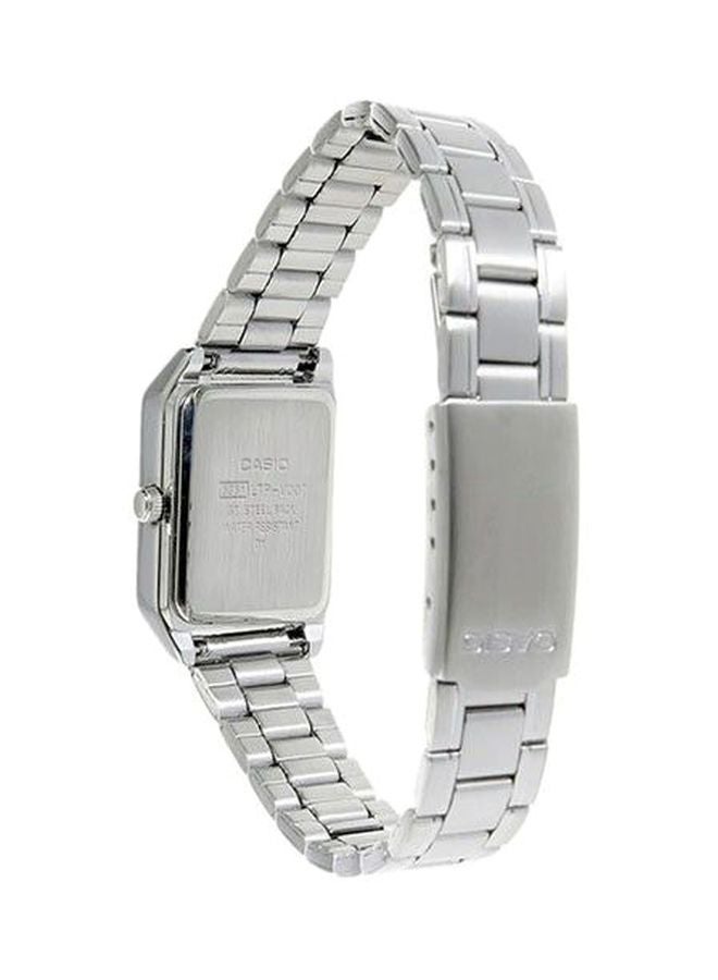 كاسيو ساعة يد بعقارب وسوار من الستانلس ستيل طراز LTP-V007D-2EUDF للنساء - Image 5