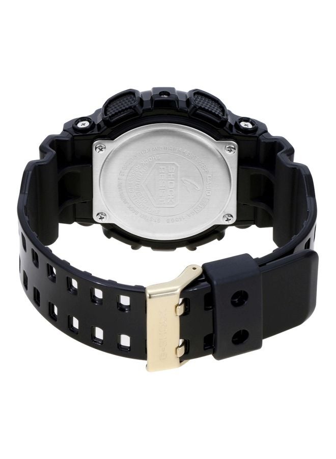 G-SHOCK - Round Shape Resin Band Analog & Digital Wrist Watch 55 mm - Black - GA-140GB-1A1DR - Image 1