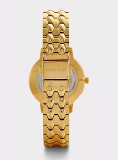 POLICE Women's Chapada Round Shape Stainless Steel Analog Wrist Watch 32 mm - Gold - P 15700LSG-D58M  - Image 2