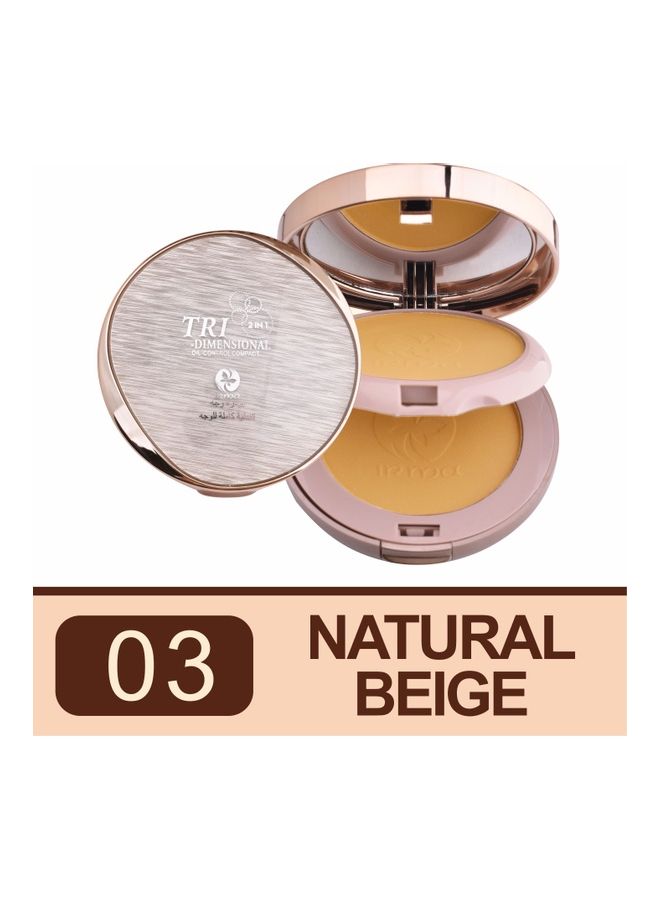 irma Anti-Stress Powder Face 03 Natural Beige - Image 1
