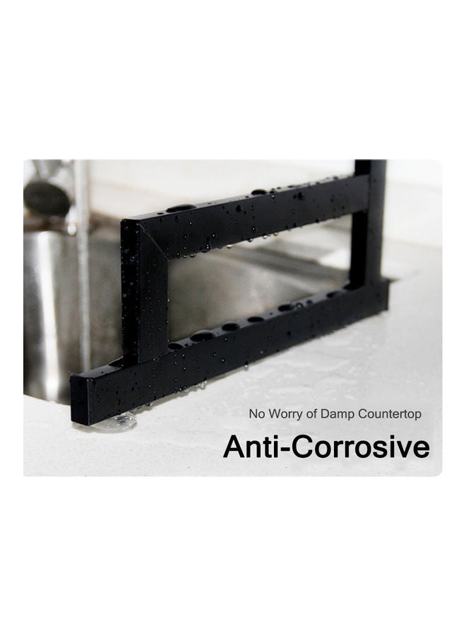 Over The Sink Rack Black 65x52x32cm  - Image 5