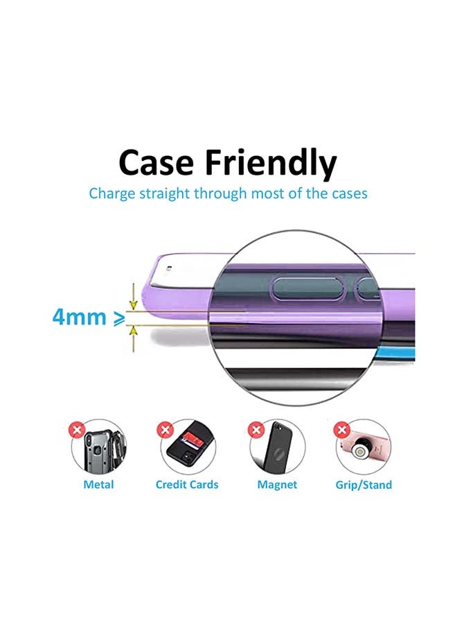 Theodor - Qi-Certified 15W Fast Wireless Charger Ultra Slim Black - Image 1