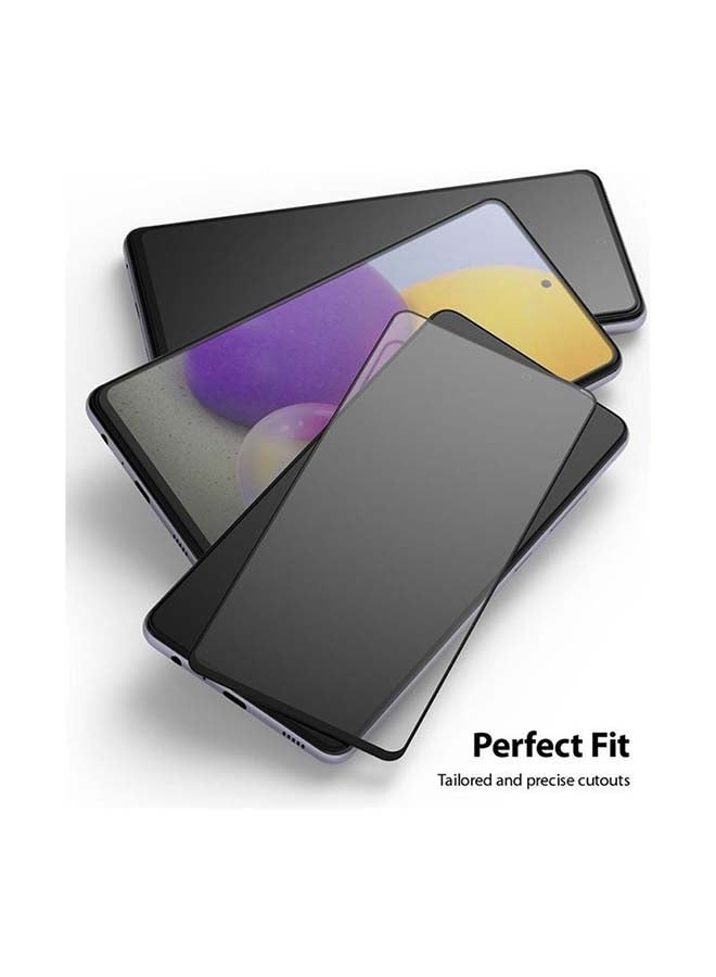 Ringke Tempered Glass Screen Protector For Samsung Galaxy A72 Black - Image 3