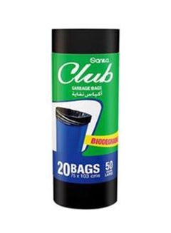Sanita Garbage Bags Biodegradable 50 Gallons 20 Bags  - Image 1