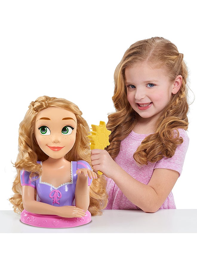 Disney Princess - 13- Piece Rapunzel Deluxe Styling Head With Hair Tools For Endless Styles Set-Multicolour - Image 1