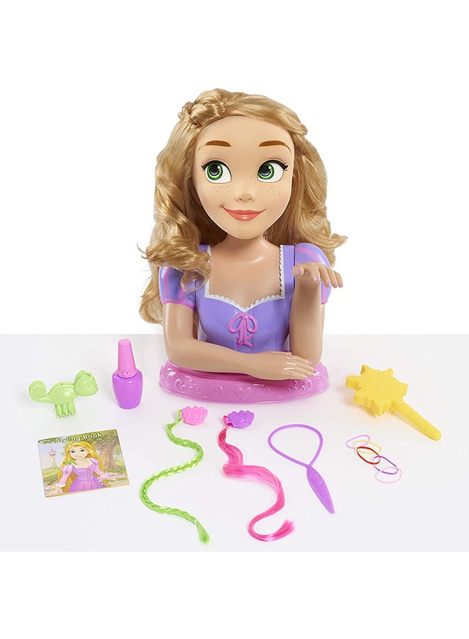Disney Princess - 13- Piece Rapunzel Deluxe Styling Head With Hair Tools For Endless Styles Set-Multicolour - Image 1