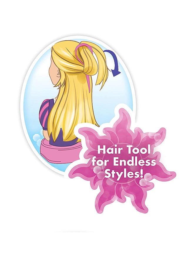 Disney Princess - 13- Piece Rapunzel Deluxe Styling Head With Hair Tools For Endless Styles Set-Multicolour - Image 1