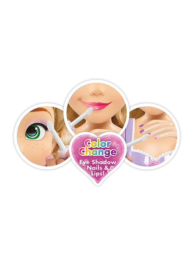 Disney Princess - 13- Piece Rapunzel Deluxe Styling Head With Hair Tools For Endless Styles Set-Multicolour - Image 1