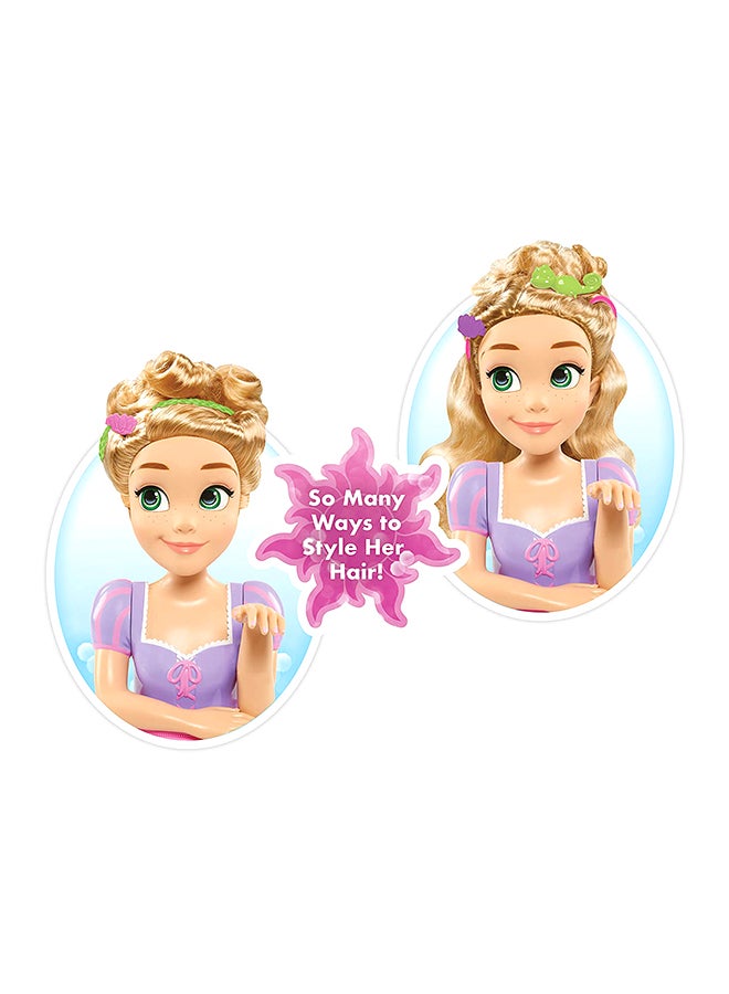 Disney Princess - 13- Piece Rapunzel Deluxe Styling Head With Hair Tools For Endless Styles Set-Multicolour - Image 1