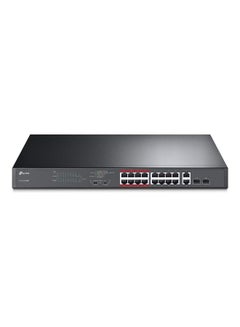 TP-LINK 16-Port Unmanaged Poe Switch Black  - Image 1