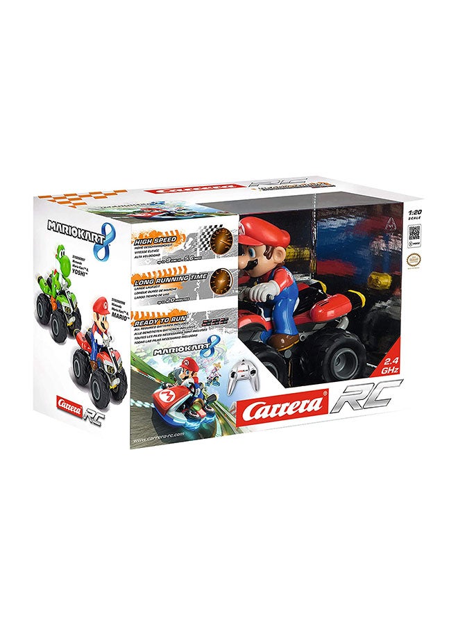 كاريرا مجسم بمقاس 1:20 لسيارة نينتندو ماريو كارت 8 مع جهاز تحكم عن بُعد طراز 200996 25.9 x 12.7 x 10.1سم - Image 1