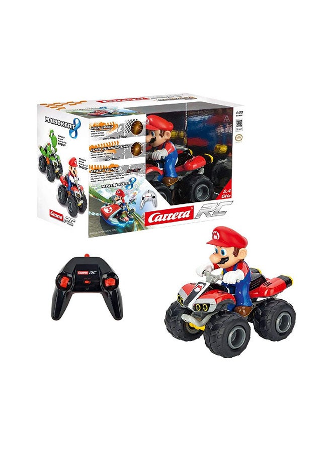 كاريرا مجسم بمقاس 1:20 لسيارة نينتندو ماريو كارت 8 مع جهاز تحكم عن بُعد طراز 200996 25.9 x 12.7 x 10.1سم - Image 2