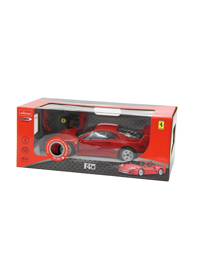 RASTAR - RC 1:14 Scale Ferrari F40 Radio Remote Control Car - Image 1