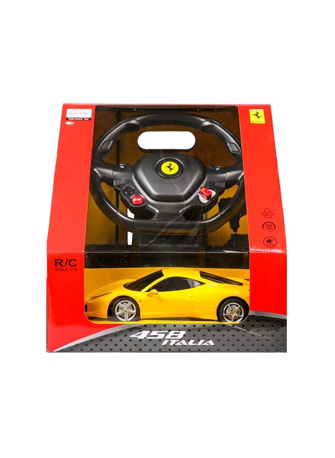 Ferrari remote control car with steering wheel online