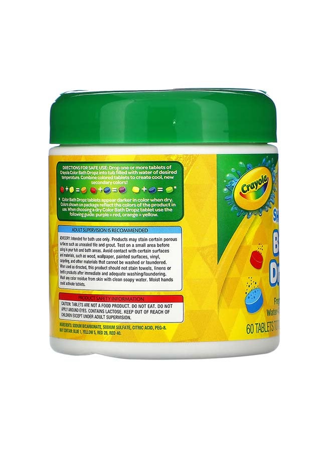 Crayola - 60-Tablet Color Bath Dropz - Image 1
