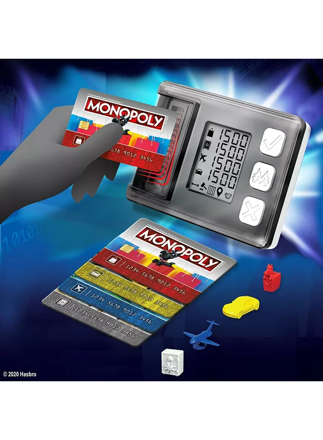 Monopoly Super Electronic Banking Game, Ultimate Rewards Board Game – Digital Cards, Unique Rewards, Property Trading, and Fly to Any Property, Ages 8+