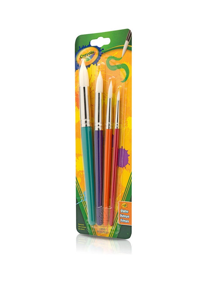 كرايولا مجموعة فرش مستديرة مكونة من 4 قطع - Image 2