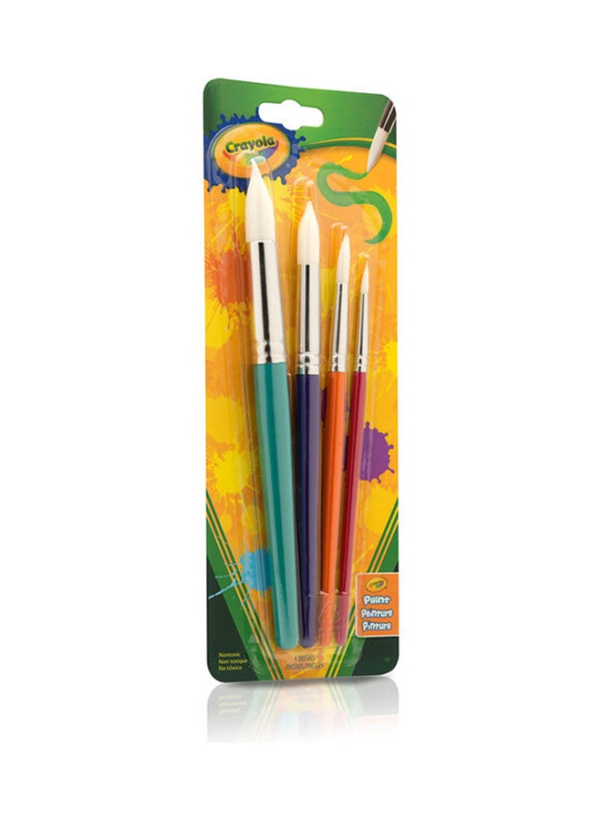 كرايولا مجموعة فرش مستديرة مكونة من 4 قطع - Image 3