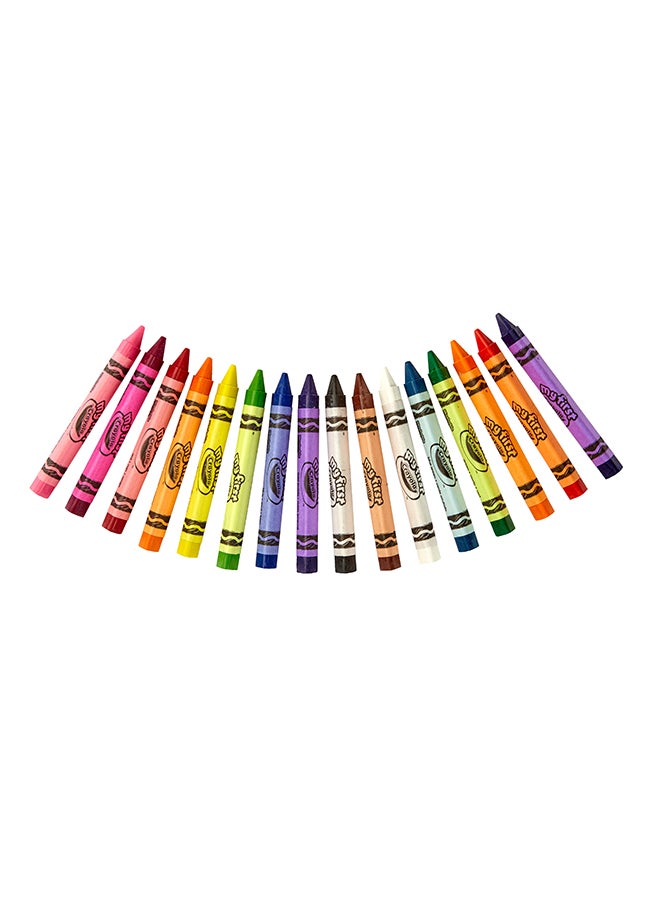 16-Piece Triangular Crayons