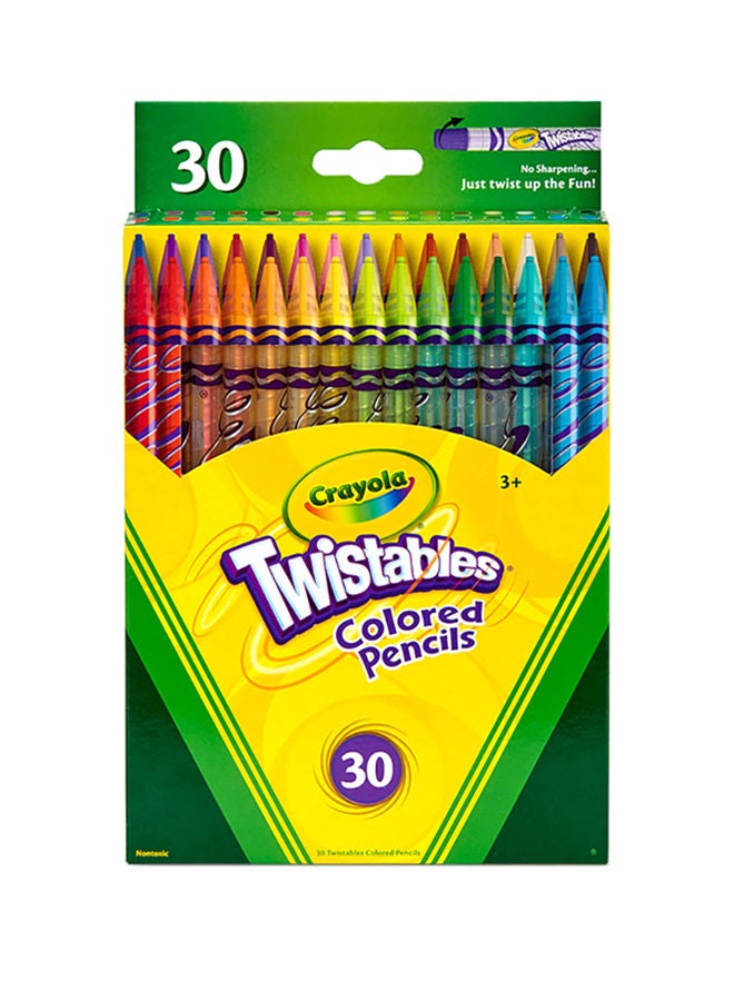 كرايولا طقم أقلام رصاص ملونة تويستابلز من 30 قطعة - Image 1