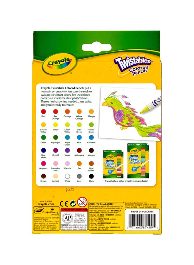 كرايولا طقم أقلام رصاص ملونة تويستابلز من 30 قطعة - Image 5