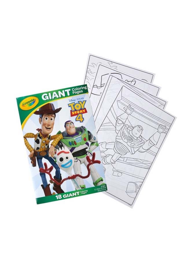 Crayola - Disney Pixar Toy Story 18 Gaint Coloring Pages Craft Kits, Ages 3+ Years - Image 1