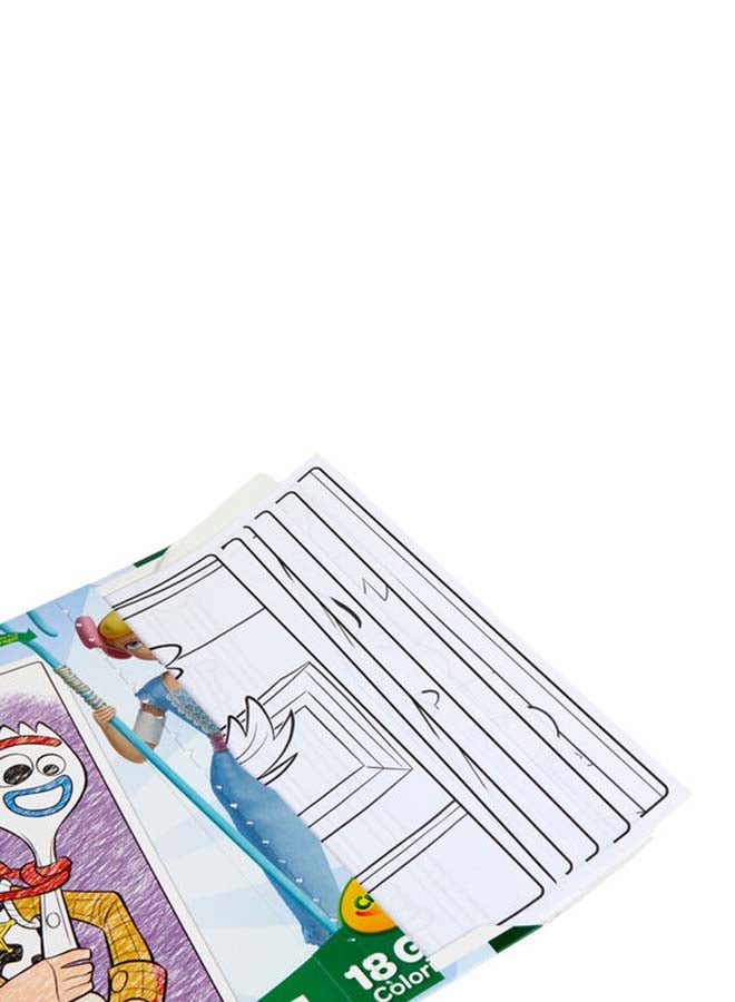 Crayola - Disney Pixar Toy Story 18 Gaint Coloring Pages Craft Kits, Ages 3+ Years - Image 1