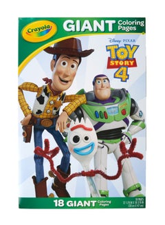 Disney Pixar Toy Story 18 Gaint Coloring Pages Craft Kits, Ages 3+ Years